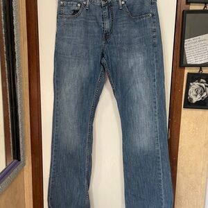 Levi's Men's Straight Fit Blue Jeans